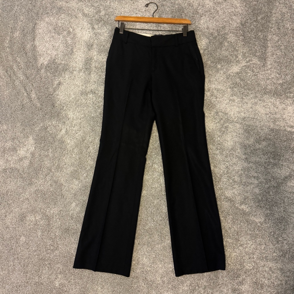 Banana Republic Black Martin Fit Stretch Trouser Sz 4